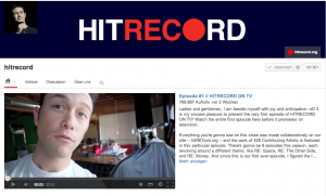 hitrecord crowdsourced music and art