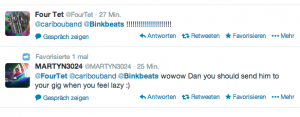 Four tet and Martyn pushing binkbeats