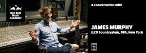 James Murphy Red Bull Music Academy session Vienna Wien