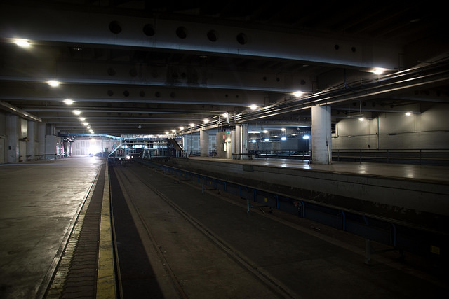 Train Shed at Post City ars electronica ottersandweasels 